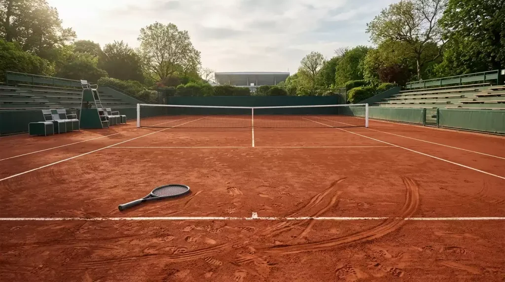Sandplatz im Stade Roland Garros mit Statistiken für French Open Wetten