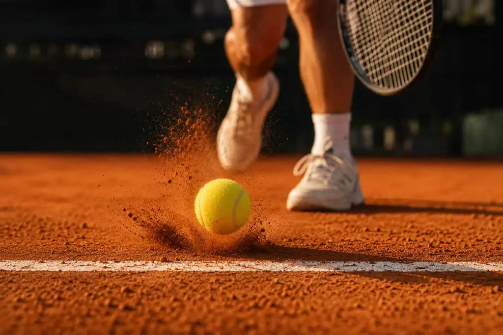 Tennis Belag Sand Hartplatz Rasen Aufschlagstatistik Vergleich